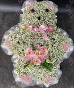 Gyp Teddy Pink funerals Flowers